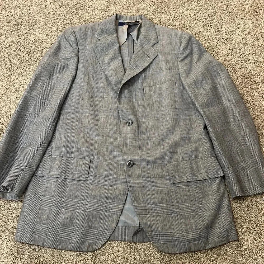 Brooks Brothers 327 Suit Coat 44R Unlined Single Breasted Sport‎ Blazer Church